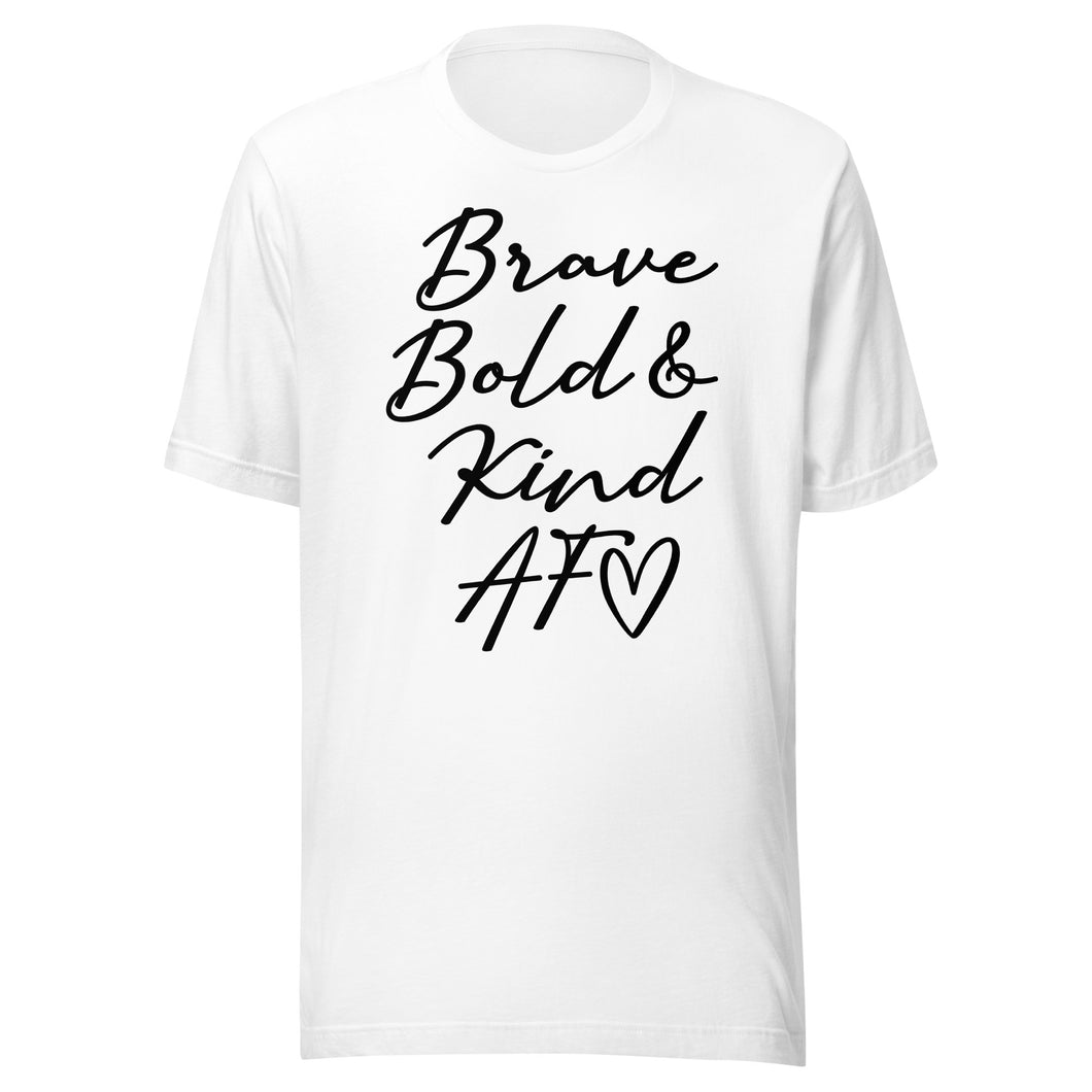 Brave Bold and Kind AF Brave Bird Lab Unisex T-shirt ***bestseller***